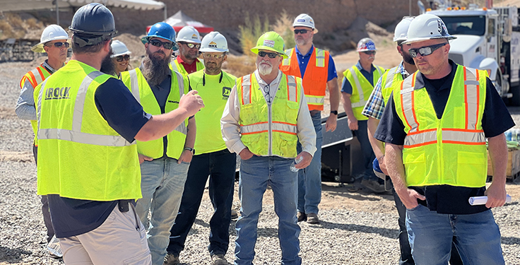 IRock, Road Machinery showcase equipment in Arizona