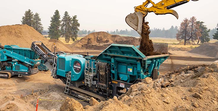 Powerscreen Western offers a range of brands, including Powerscreen. Photo: Molson Group