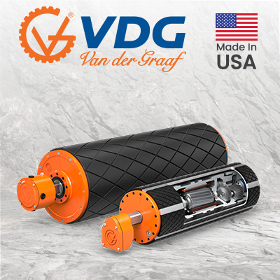 VDG (Van der Graaf) New Premium-Efficiency GrizzlyDrive Drum Motors