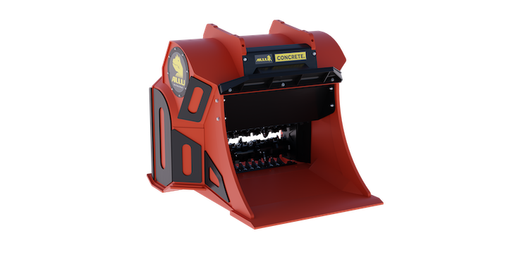 New concrete bucket crusher coming from Allu this year