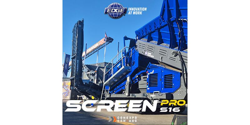 EDGE Innovate SCREENPRO S16 Makes U.S. Debut at CONEXPO-CON/AGG 2026