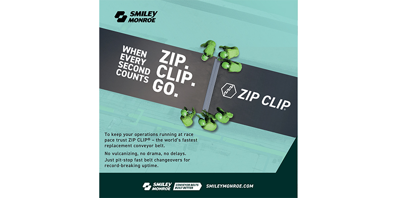 Smiley Monroe: ZIP CLIP Conveyor Belts