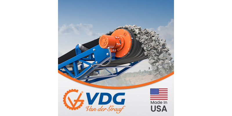 VDG (Van der Graaf): Maintenance-Free GrizzlyDrive Series Drum Motors