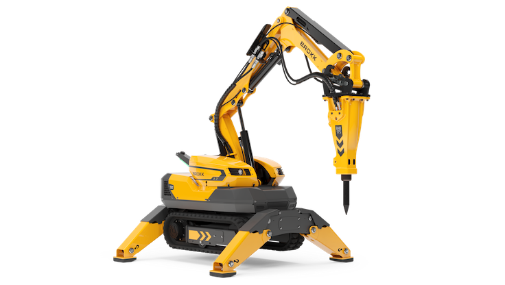 Brokk debuts demolition robots, mini loader