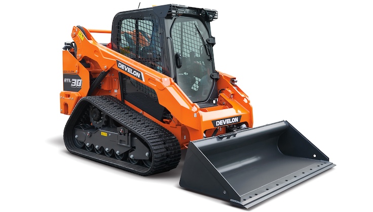 The DTL30 compact track loader is one of two new CTLs Develon launched, alongside the DTL26. (Photo: Develon)