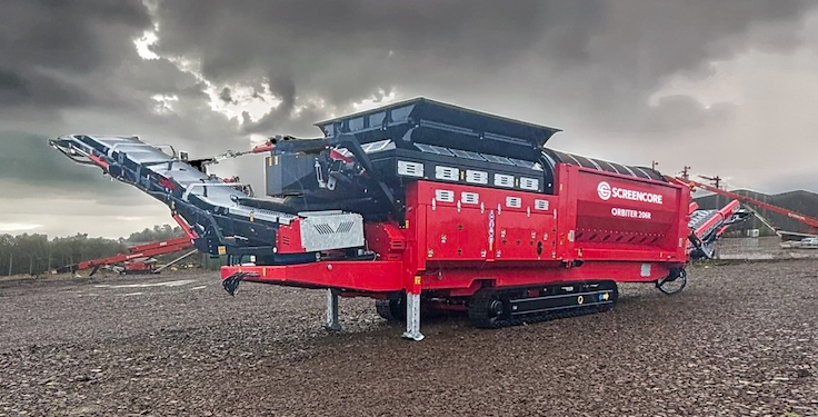 Screencore debuts latest in trommel line